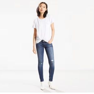 LEVI’S Altered 711 Womens Skinny Jeans